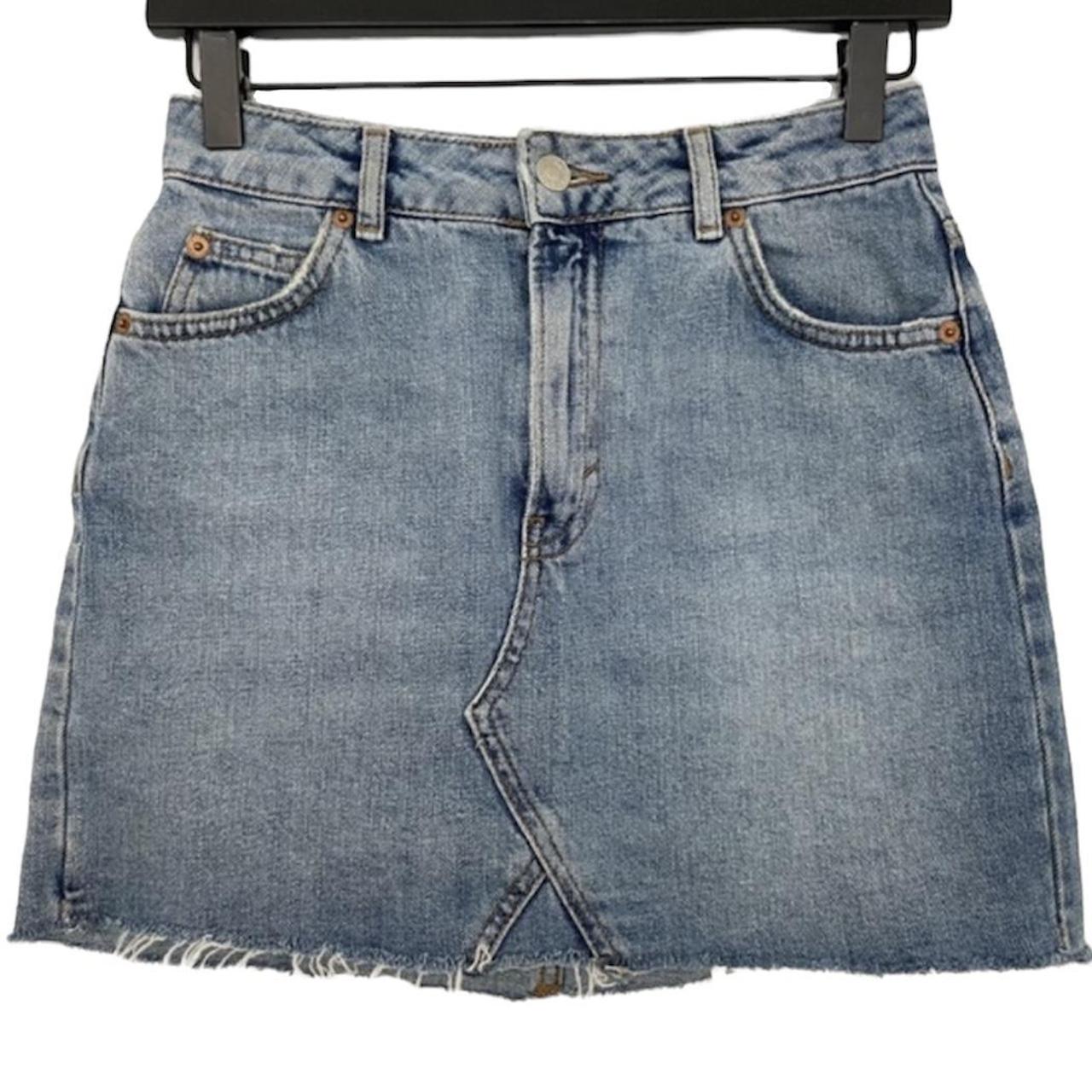 Jean skirt topshop best sale