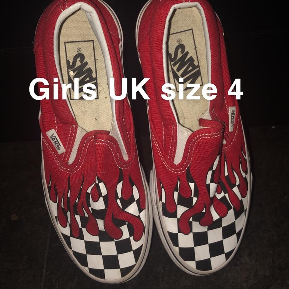 Vans size best sale 4 girls