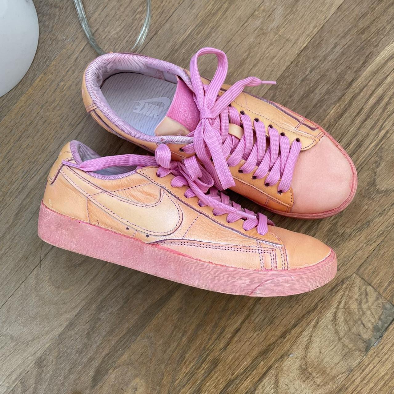 nike comme des garcons pink