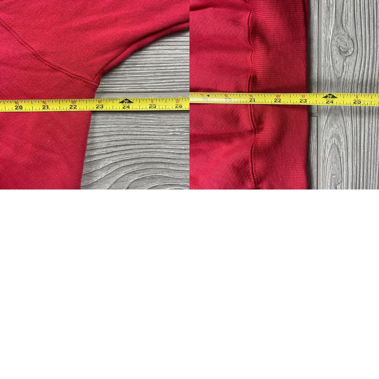 hanes women's red sweatshirt