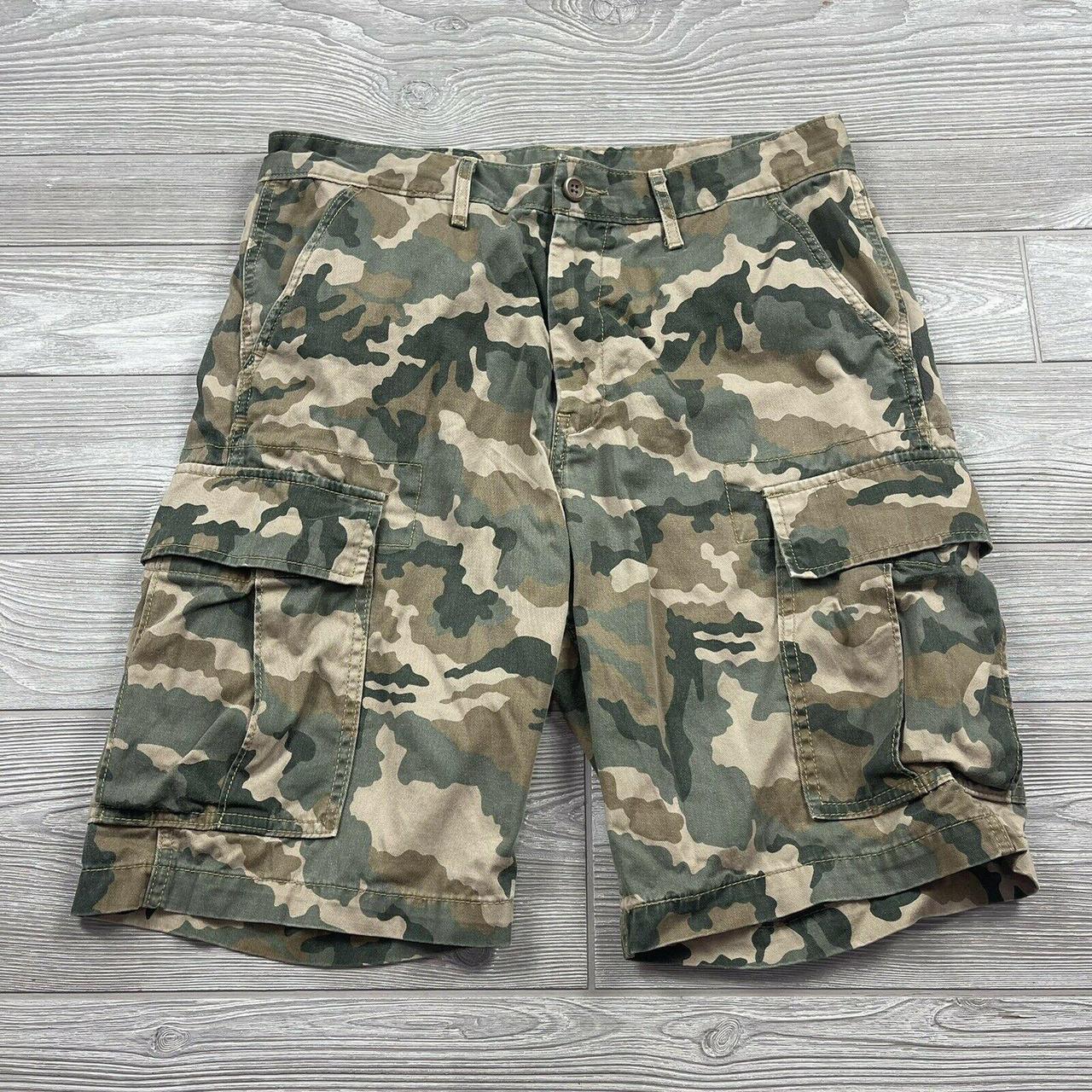 mens levi camo cargo shorts