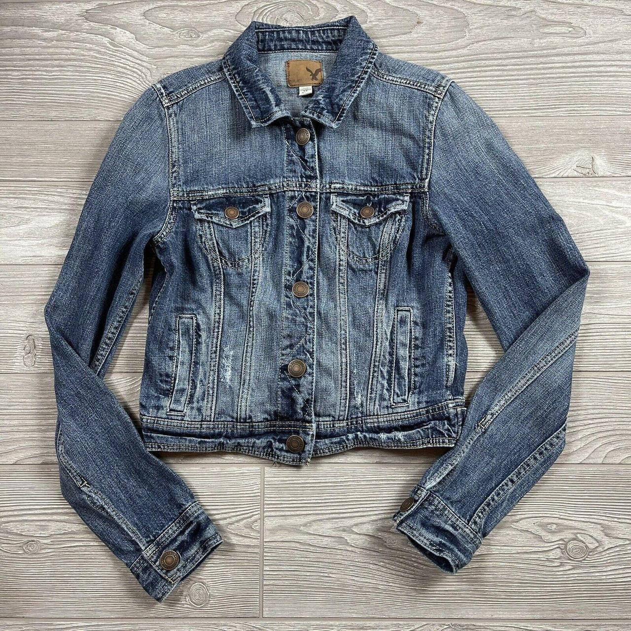 american eagle jean jacket women