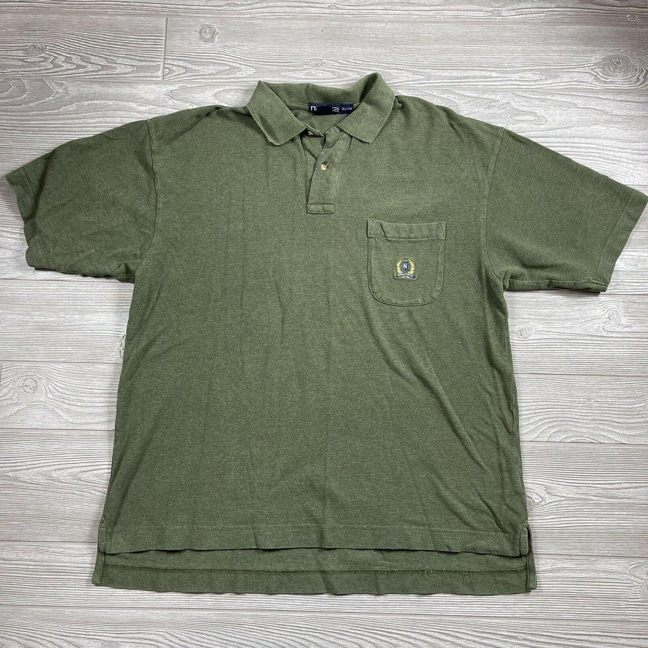 olive green nautica shirt