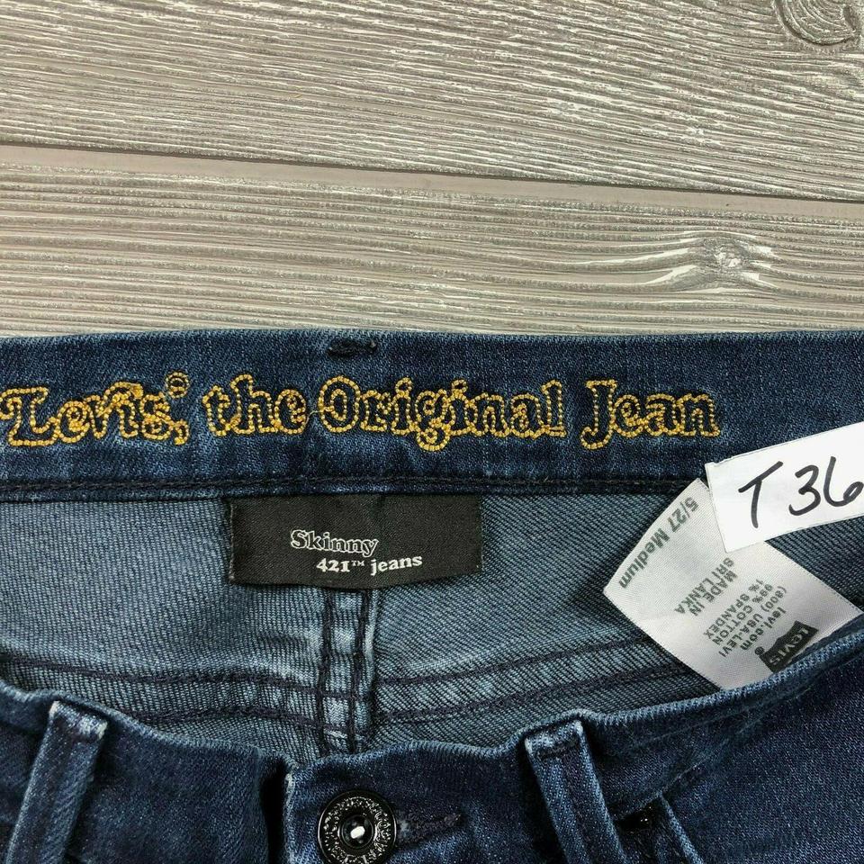 levis 421 skinny jeans