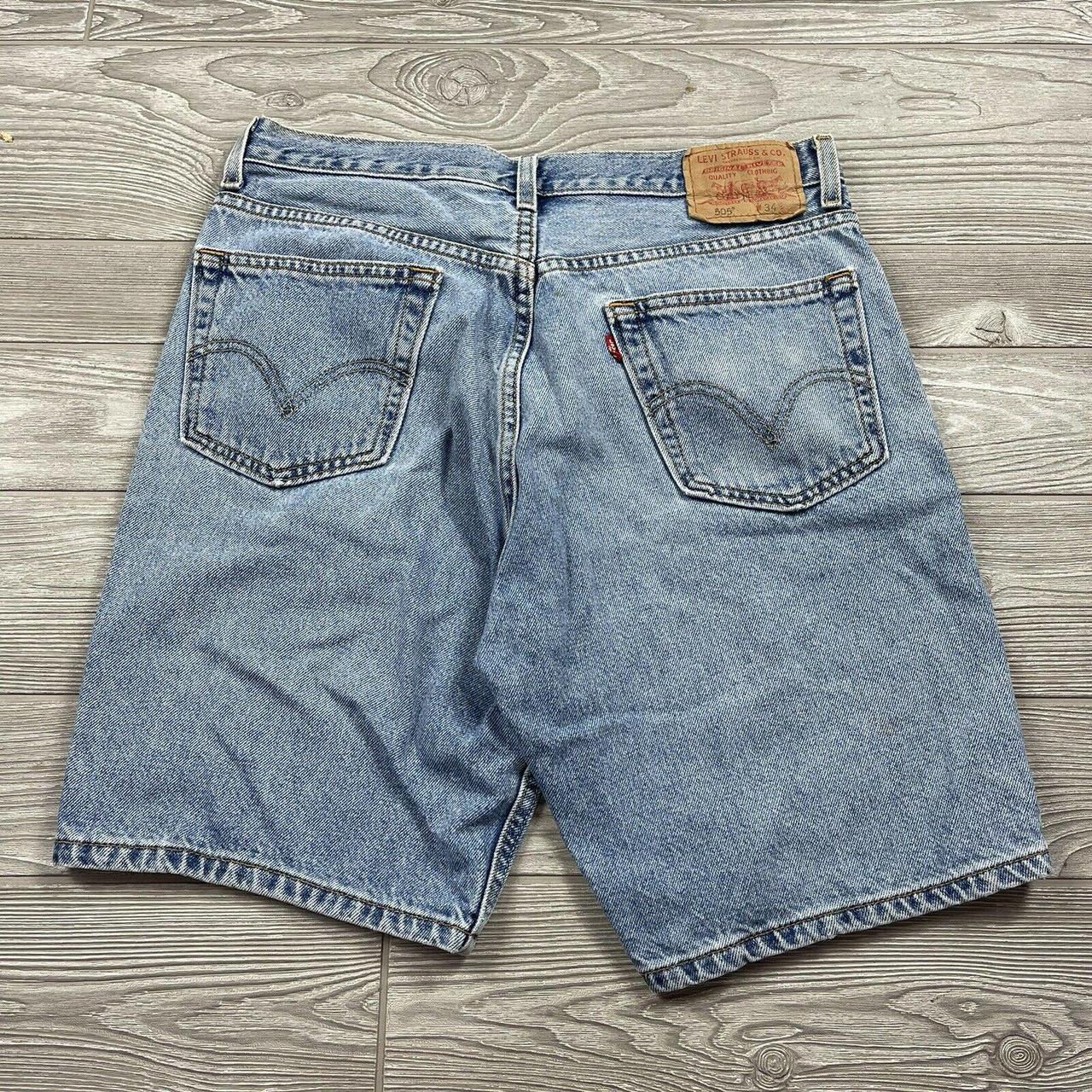 men's levi 505 jean shorts