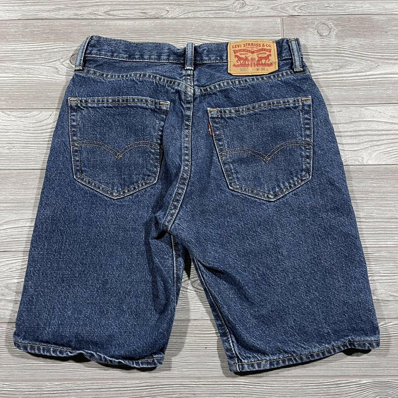 levi 505 regular fit jean shorts