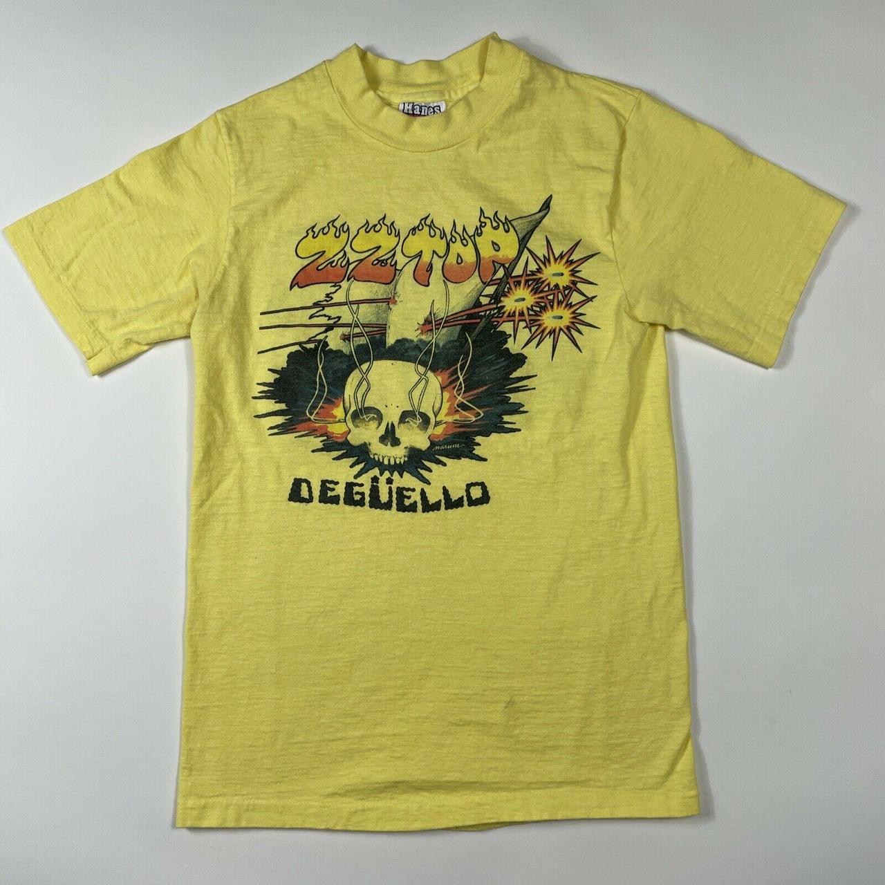 Vintage 1980 ZZ Top Deguello Shirt Expect No Quarter... - Depop
