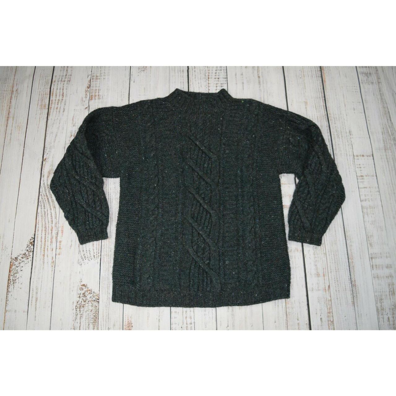 VINTAGE LL BEAN 70S 80S WOMENS FISHERMAN KNIT...