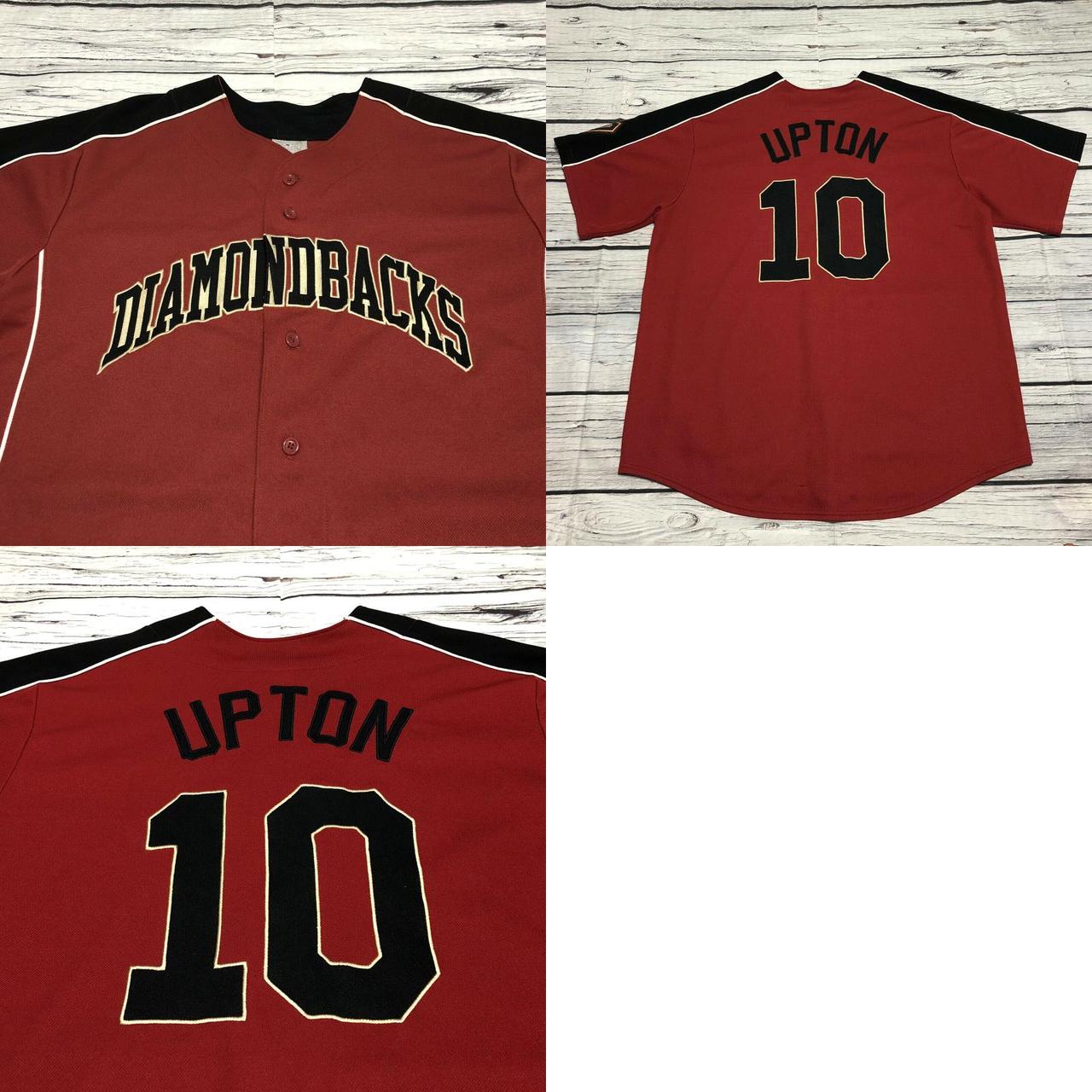 Justin Upton MLB Red Arizona Diamondbacks Official Team Jersey Size XL Rate