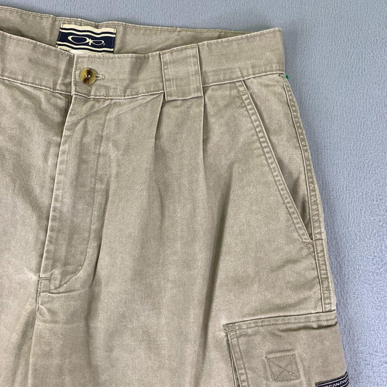 Ocean Pacific Men's Khaki and Tan Shorts | Depop