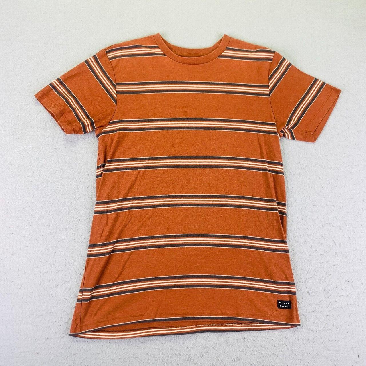 Billabong Men's Orange Shirt | Depop