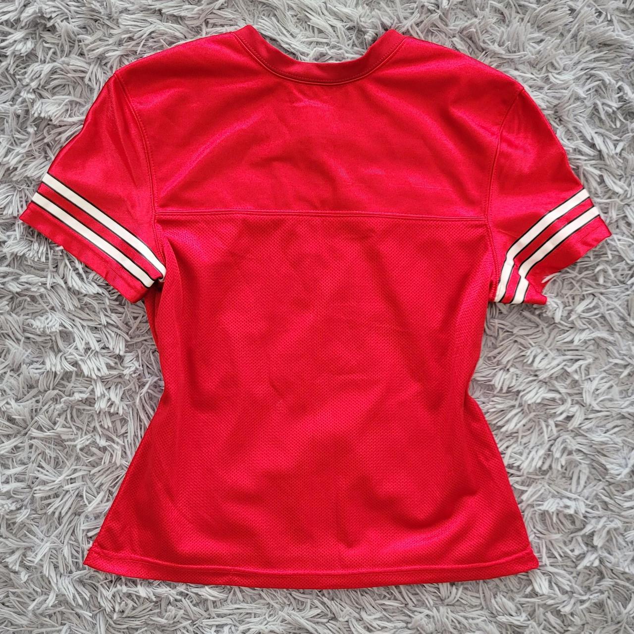 Women's Red and White T-shirt (2)