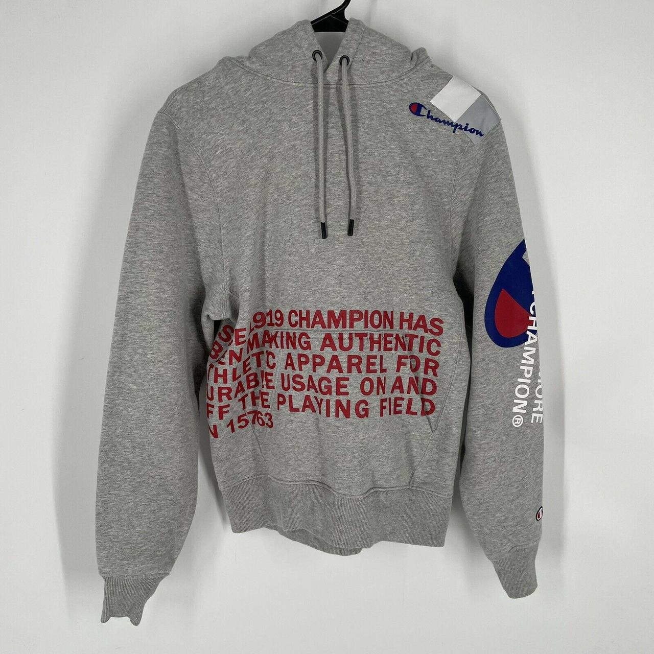 champion super fleece behind the label hoodie