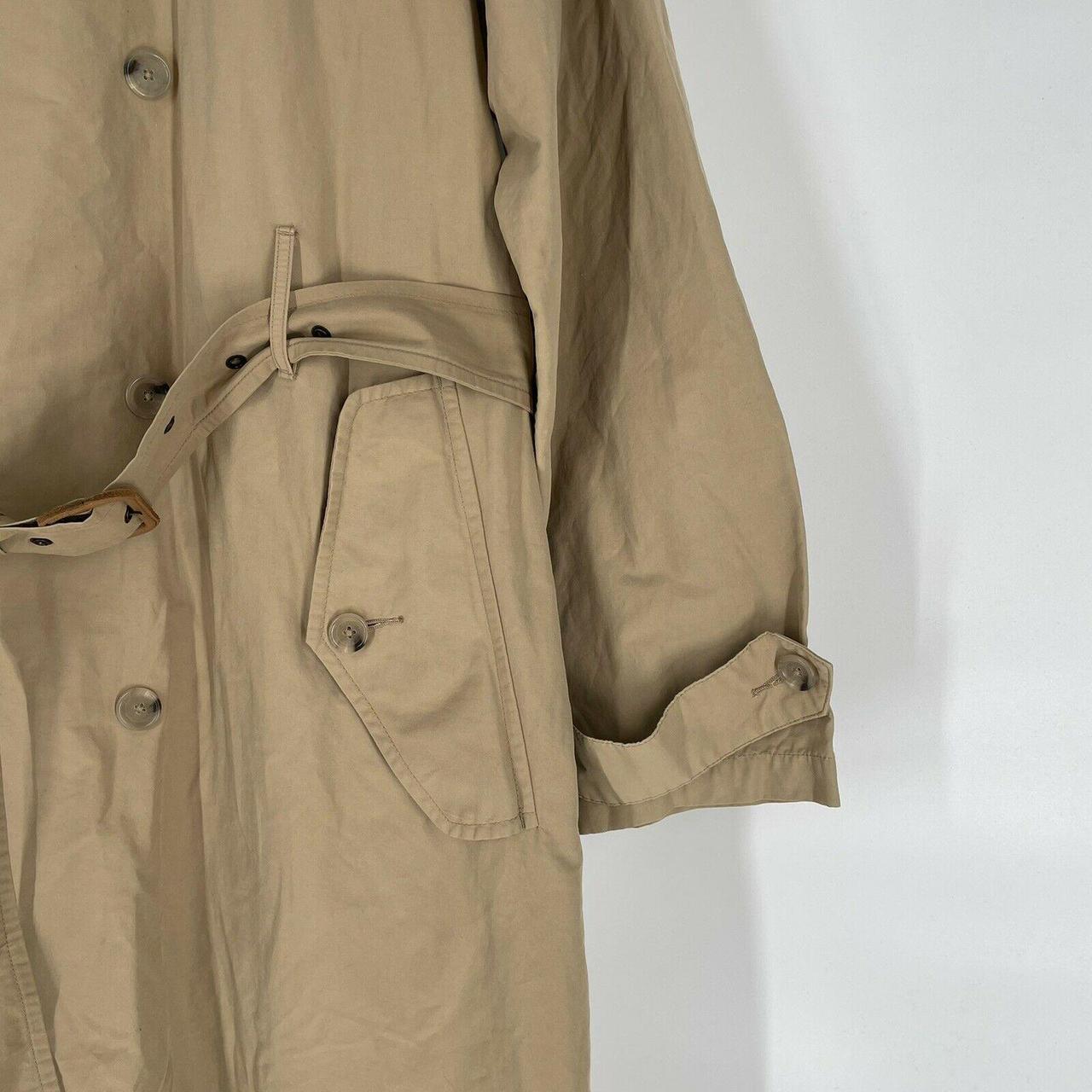 Polo Ralph Lauren Men's Beige Belted Trench Coat... - Depop