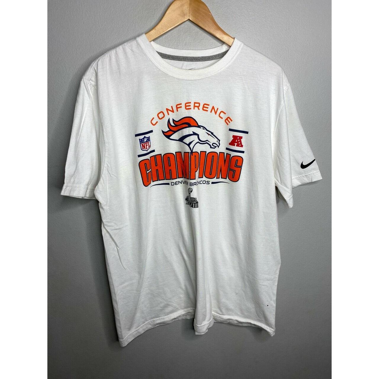 Nike Denver Broncos NFL Team Apparel Men's T-Shirt - Depop