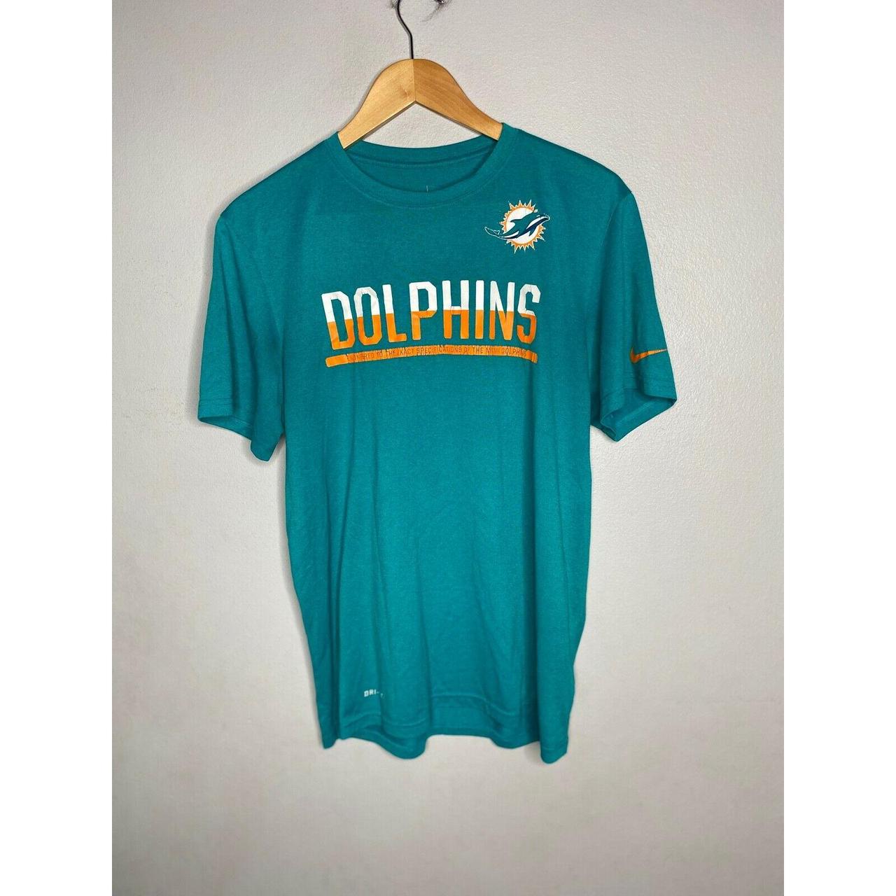 Nike NFL Miami Dolphines Tee Shirt Short Sleeve NFL - Depop