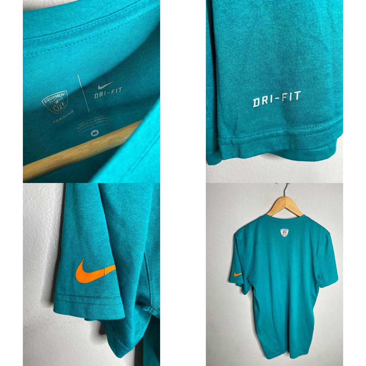 nike miami dolphins team apparel NFL t shirt size - Depop