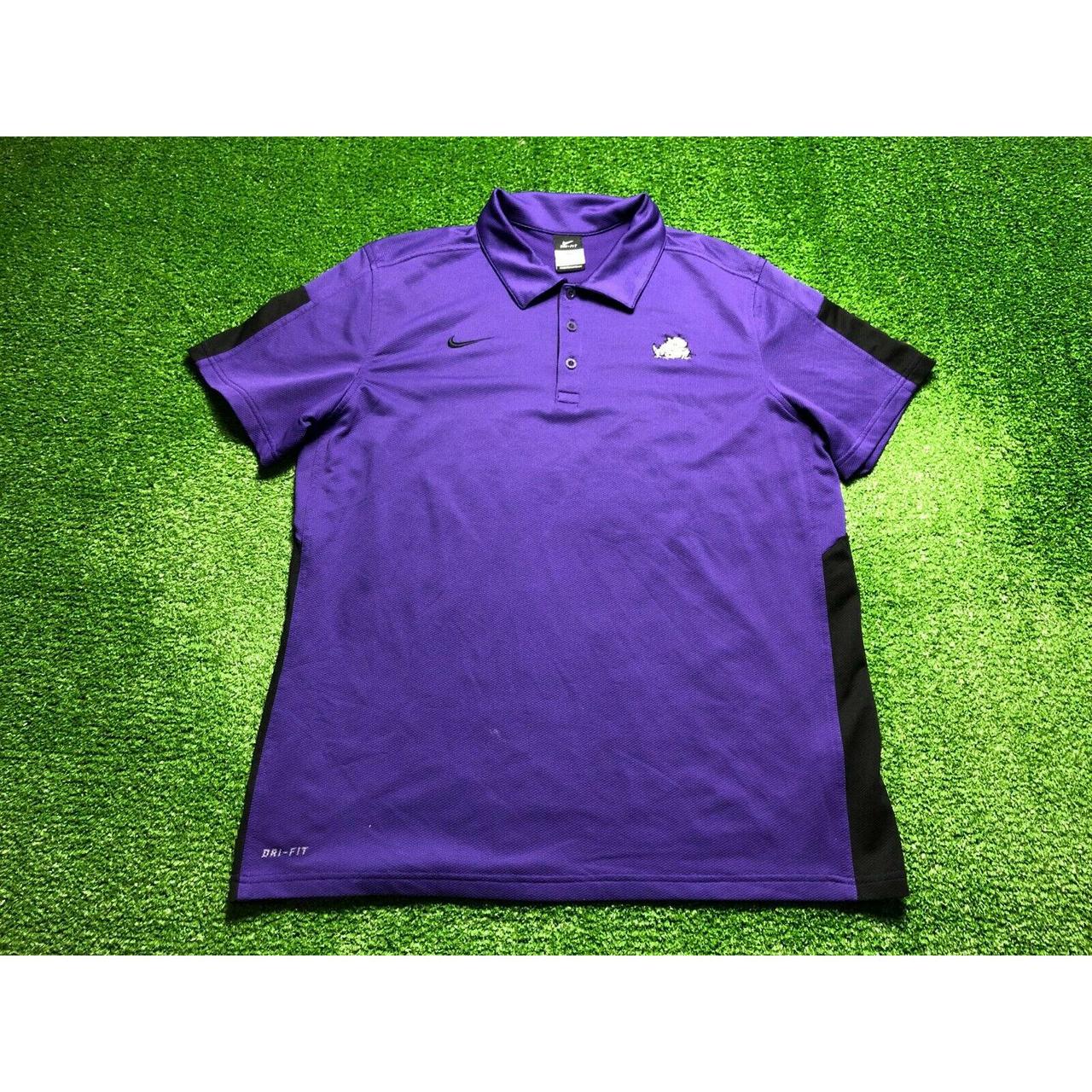 nike tcu polo