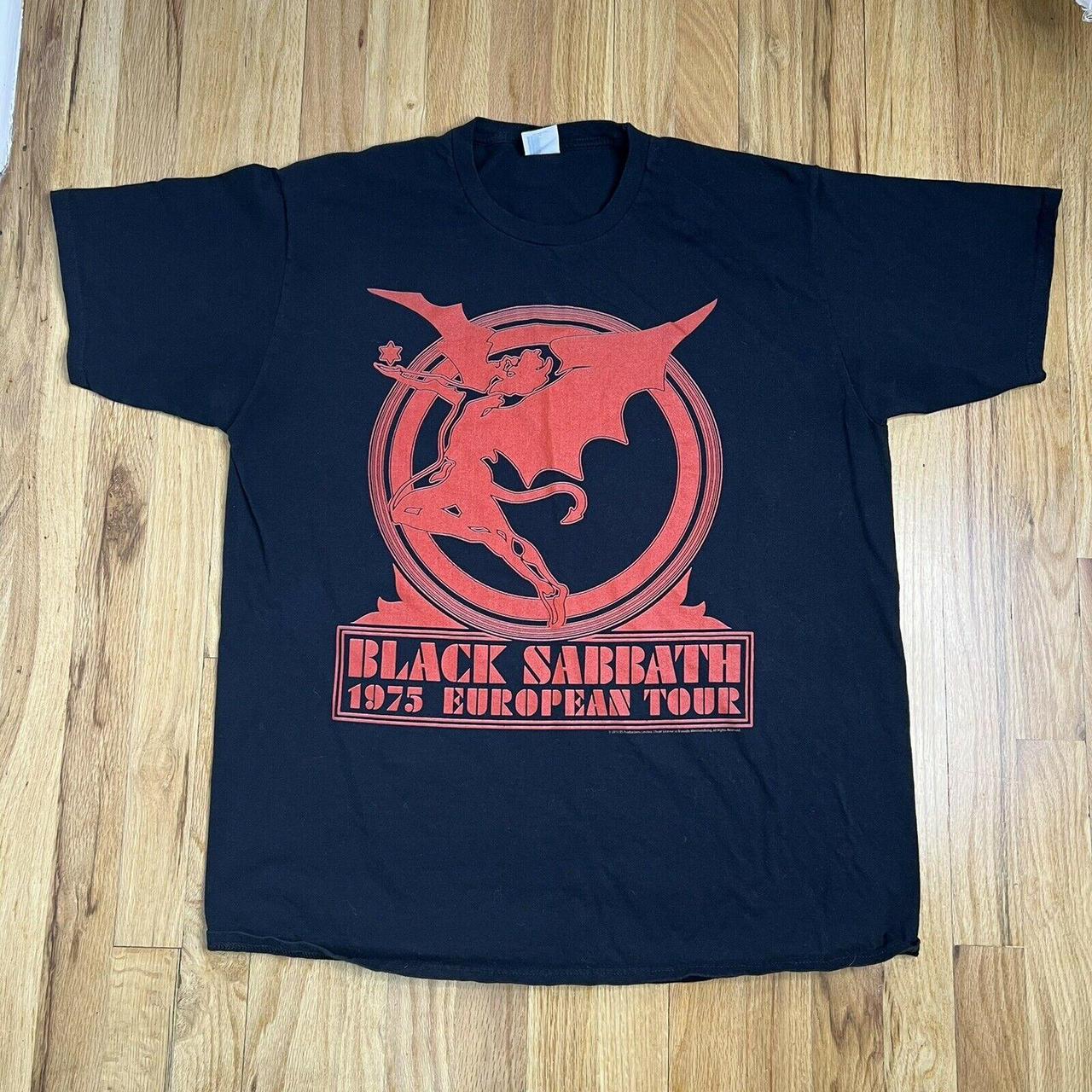 black sabbath 1975 tour shirt