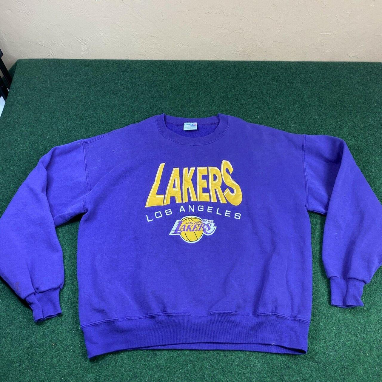 vintage los angeles lakers sweatshirt