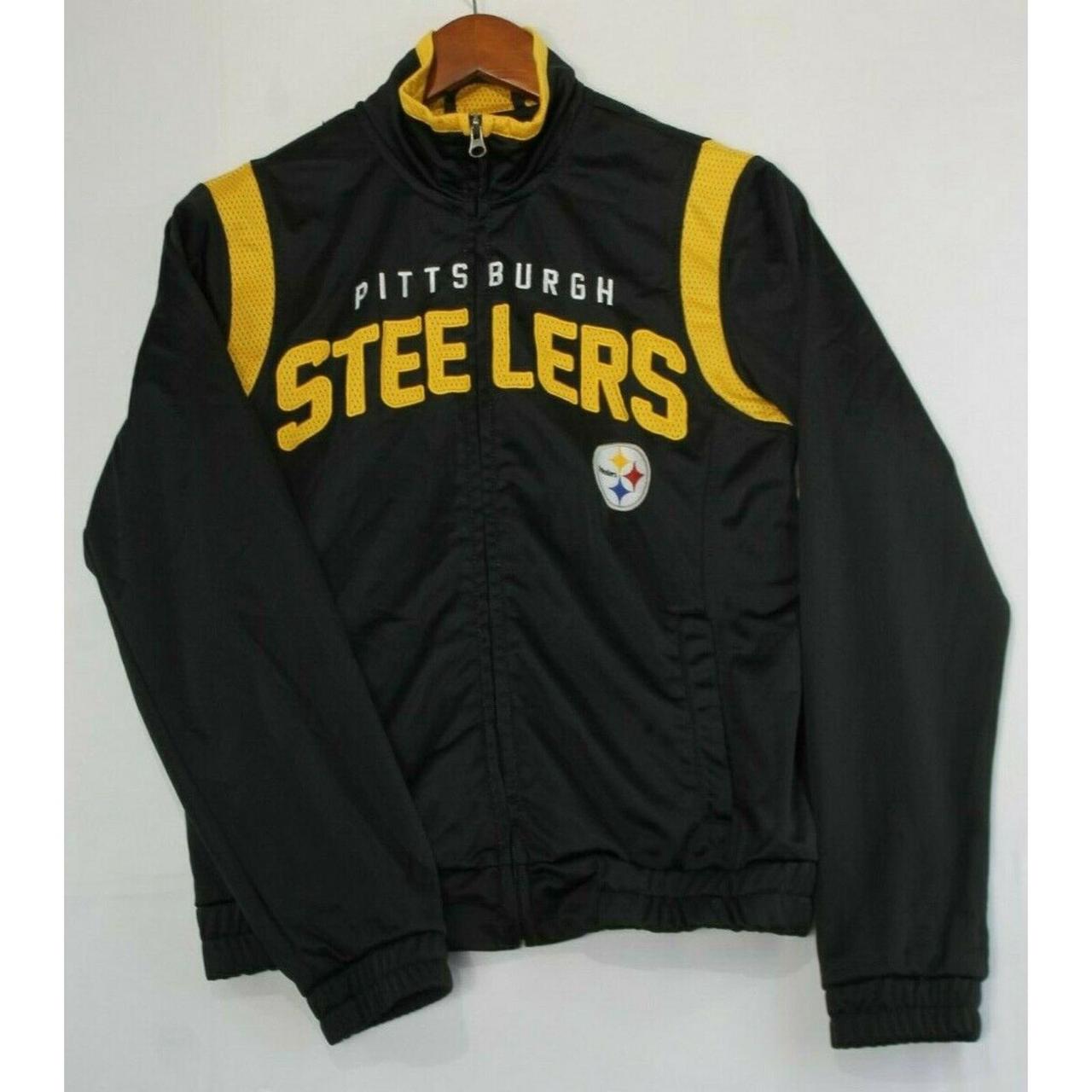 Women's Pittsburgh Steelers jacket. Size large fits - Depop