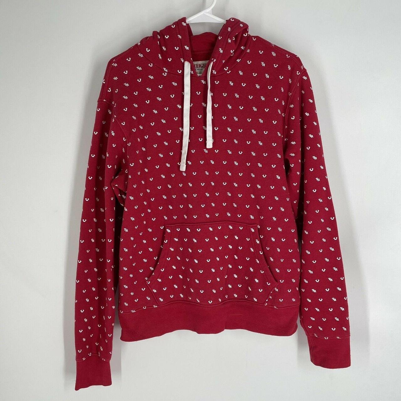 true religion red sweater