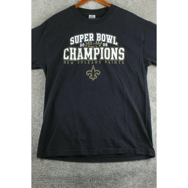 Vintage Super Bowl 2009 New Orleans Saints T-Shirt - Depop