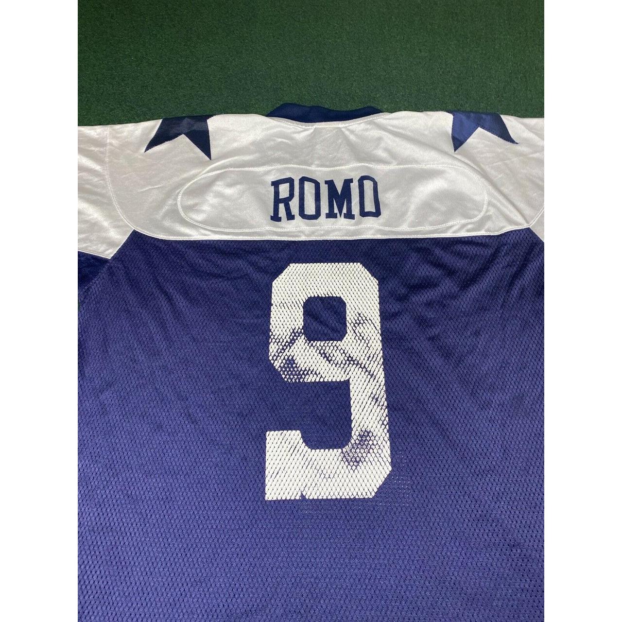 Vintage Rebook NFL Dallas Cowboys Tony Romo Jersey - Depop