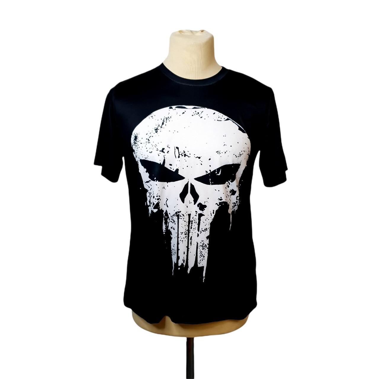 Mens Graphic Skull TShirt, Black And White, UK Size... Depop