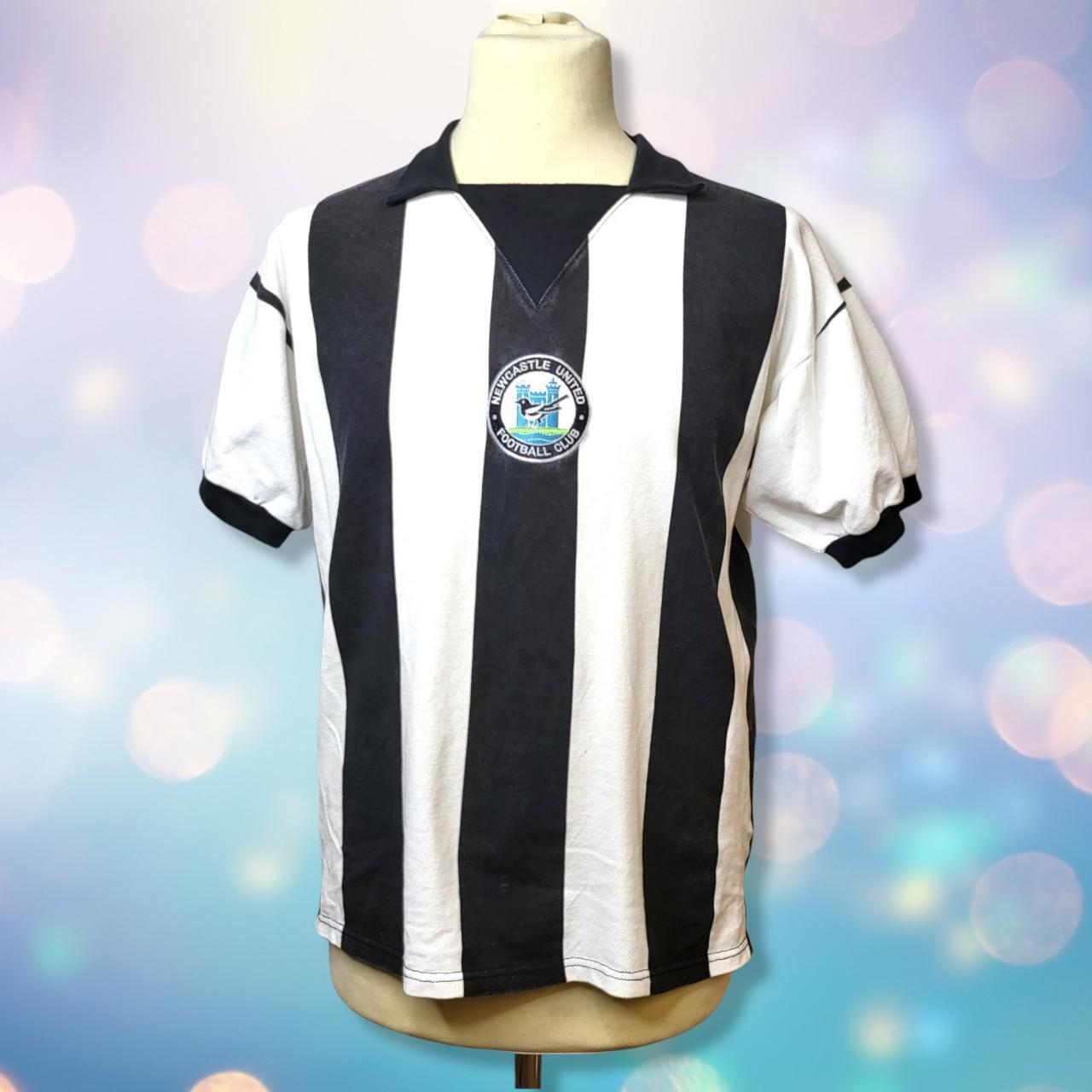 Newcastle United Vintage Retro Football Shirt Pit... - Depop