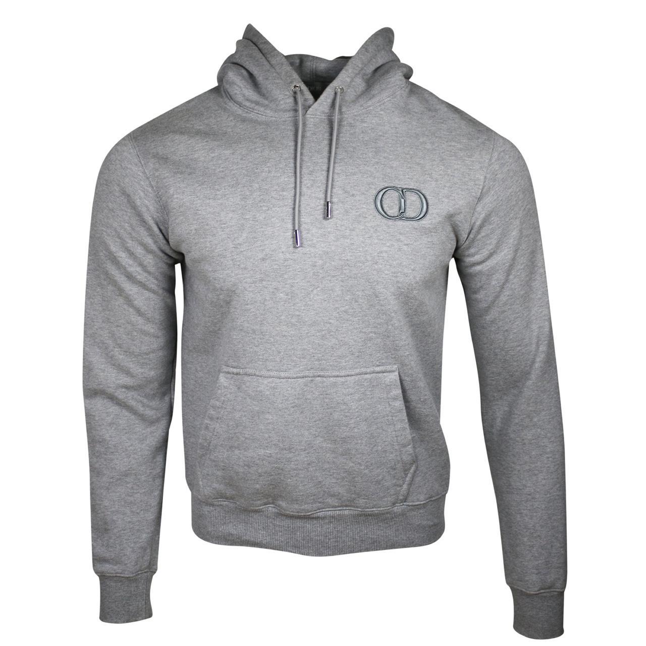 Cd Icon Dior Hoodie Herren Christian Dior CD Icon Hoodie Grey SIZE