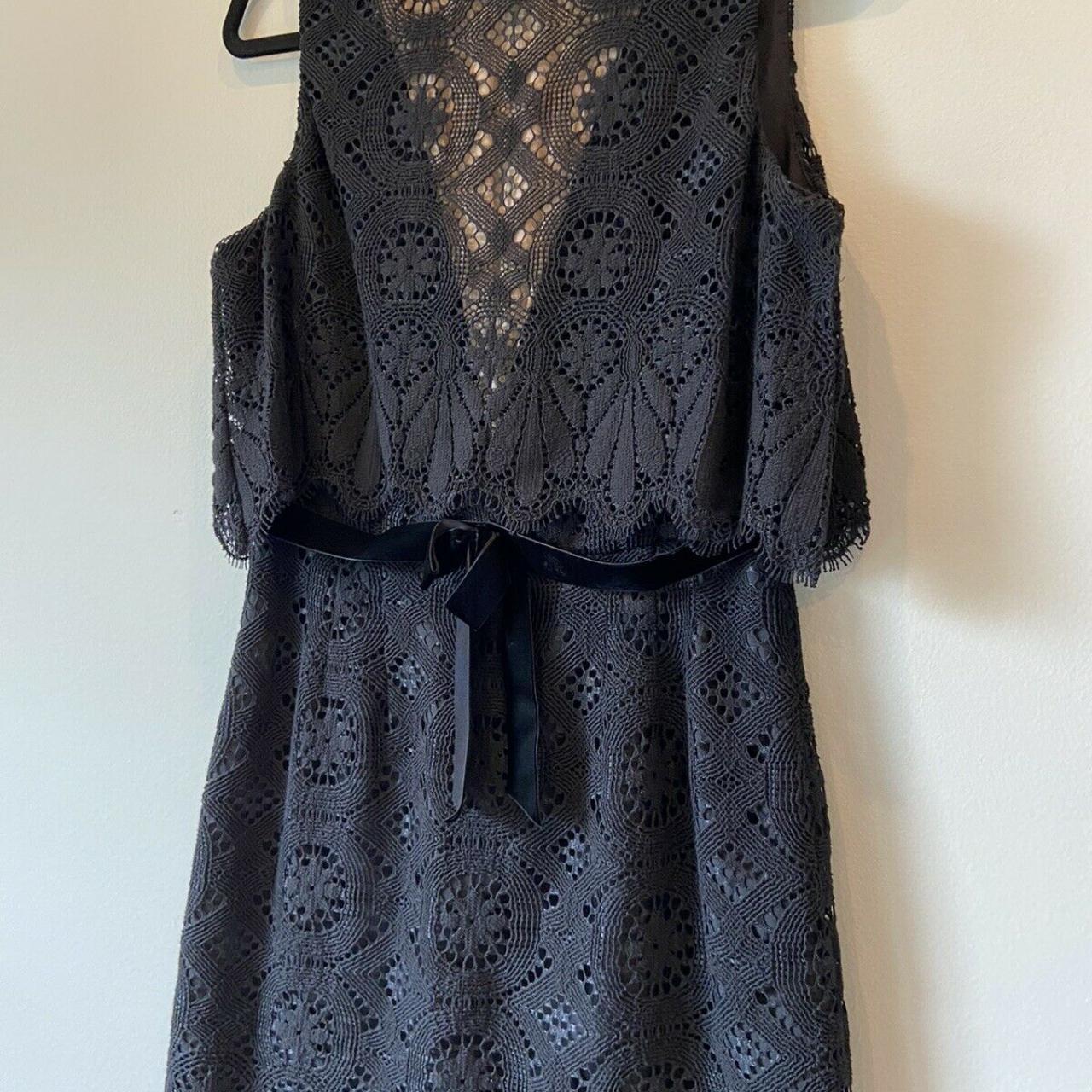 Anna Sui Women's Black Dress | Depop