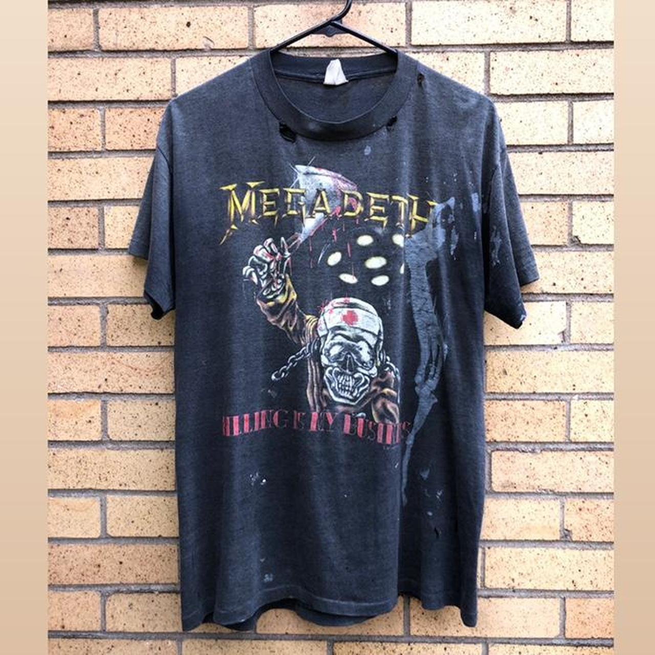 1988 True Vintage extremely rare megadeth T-shirt...