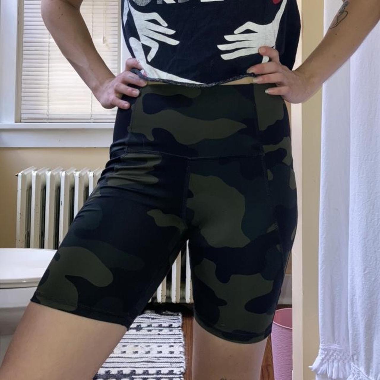 camo bike shorts