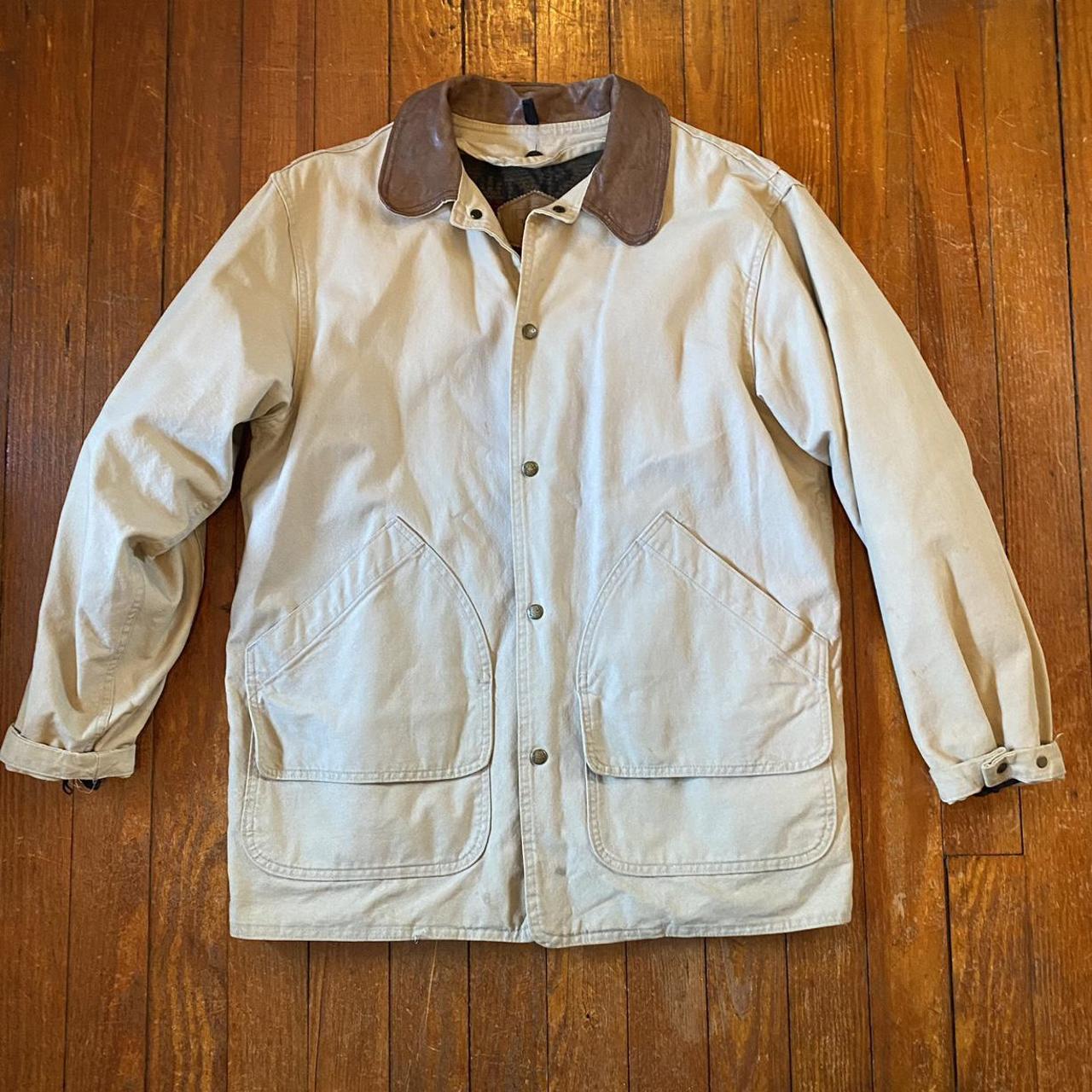 Woolrich vintage lined chore coat, tag says medium... - Depop