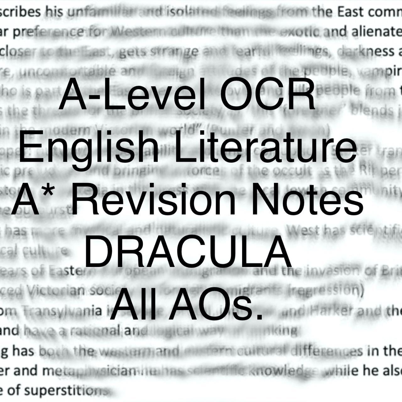 ocr english literature a level example essay dystopia