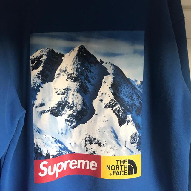 RARE Supreme The North Face Ice mountain crewneck... - Depop