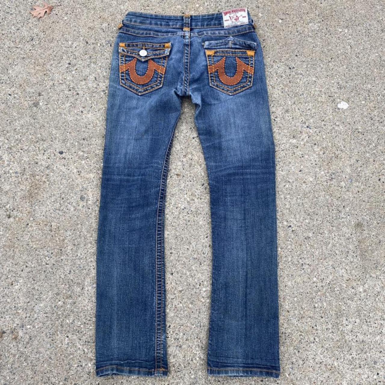 Vintage True Religion Skinny jeans Y2K... - Depop