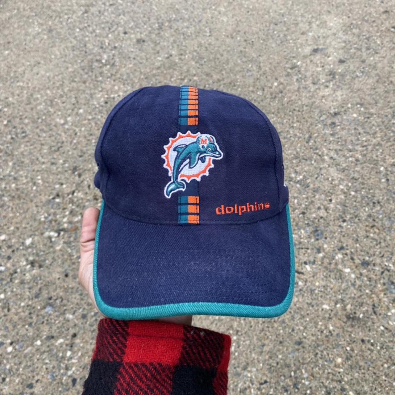 Vintage 90s NFL Miami Dolphins Hat Logo Athletic Pro - Depop