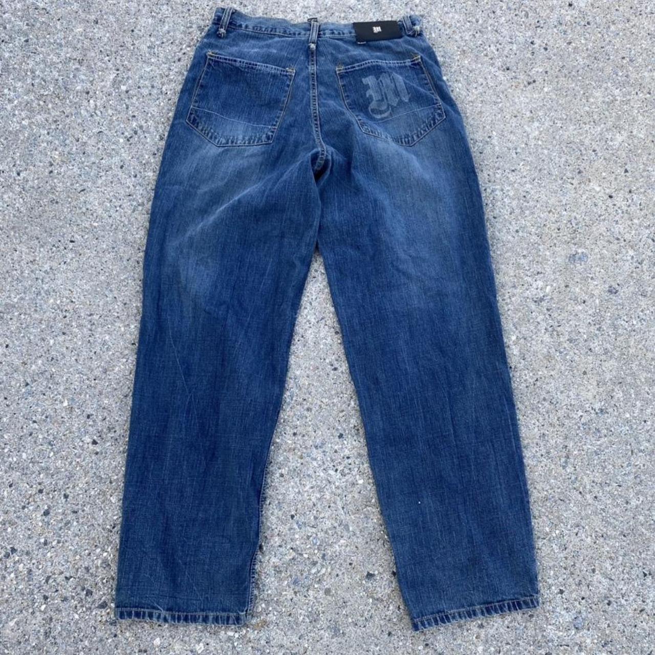 Vintage makaveli baggy jeans Y2K... - Depop