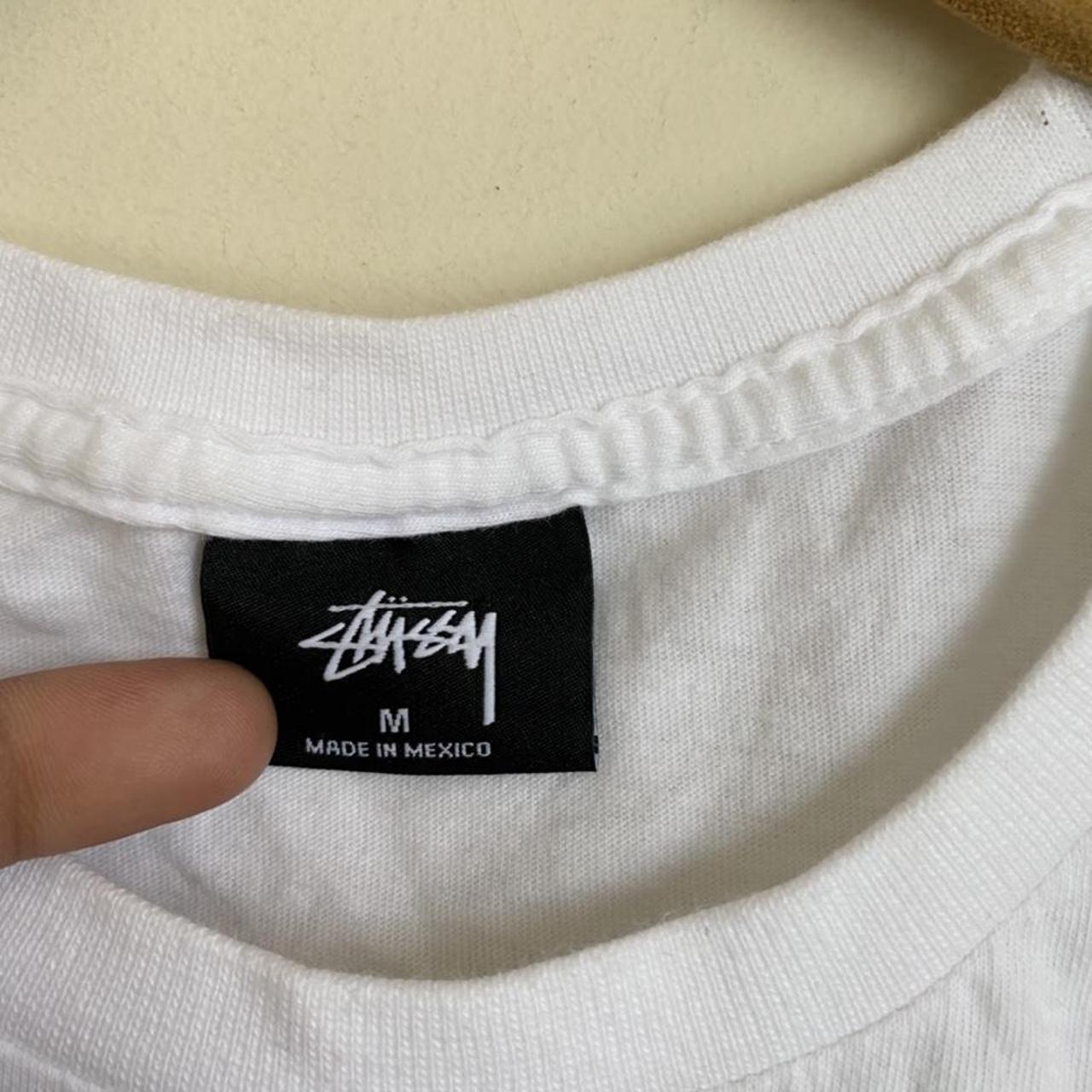 Stüssy Men's White T-shirt | Depop