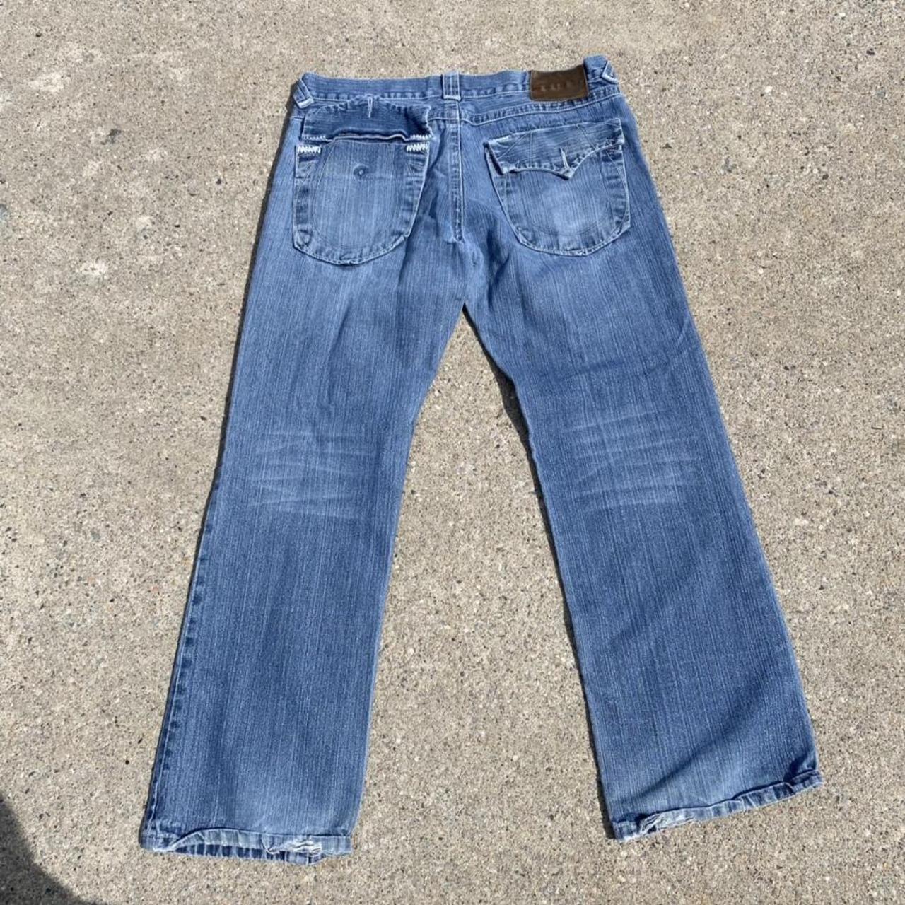 Vintage True Religion baggy jeans Y2K... - Depop
