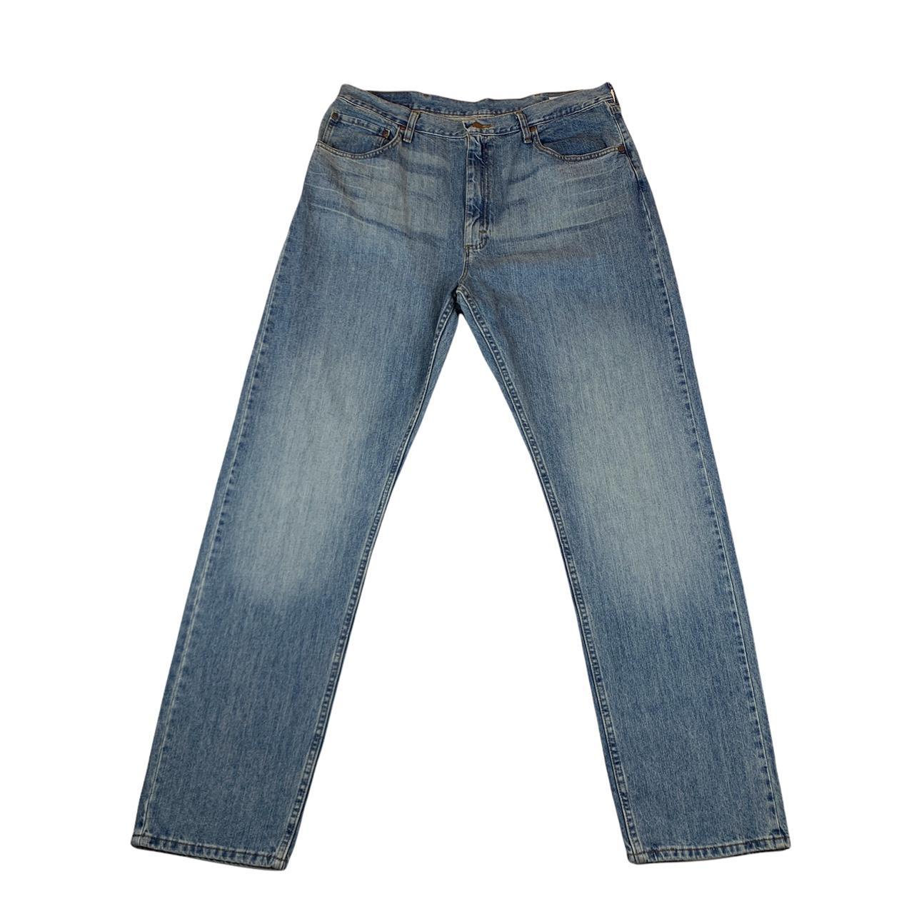 Vintage WRANGLER Mens Jeans Blue Denim Relaxed Fit... - Depop