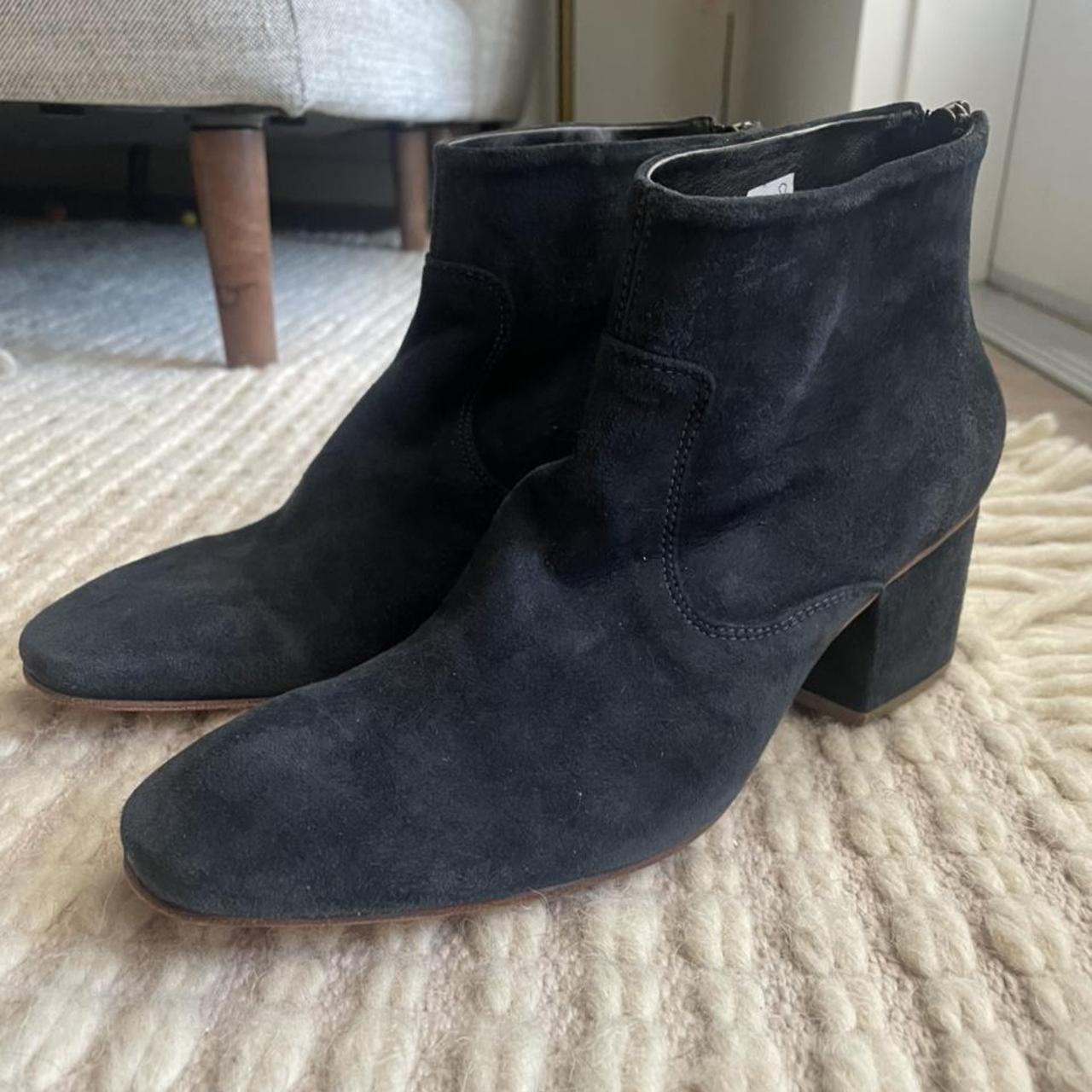 Rachel Comey NAVY suede Luna cropped boots. New.... - Depop