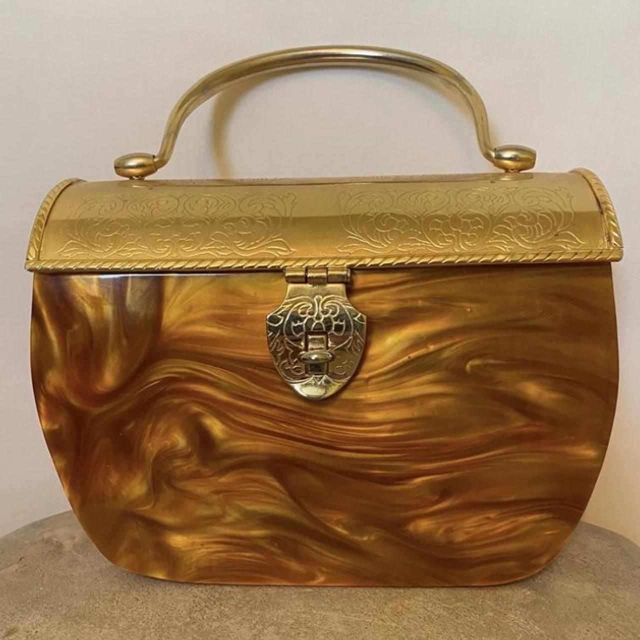 Vintage lucite purse hot sale