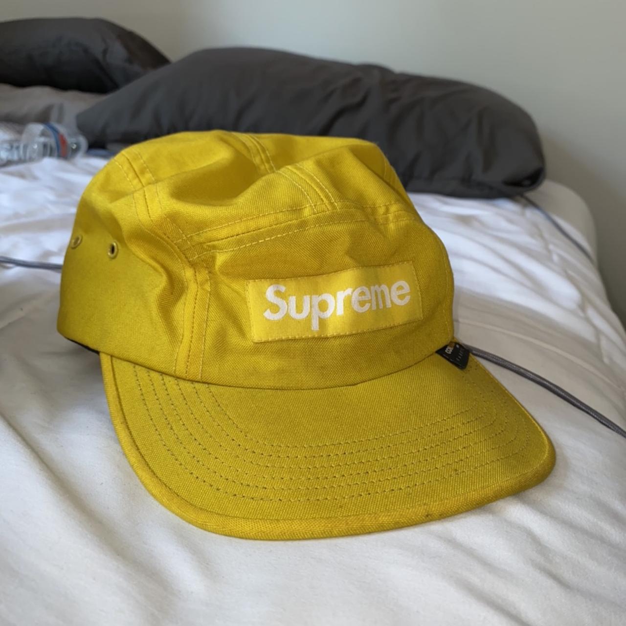 Chino Twill Yellow Supreme Hat Supreme Supreme Washed Chino Twill - Main Image