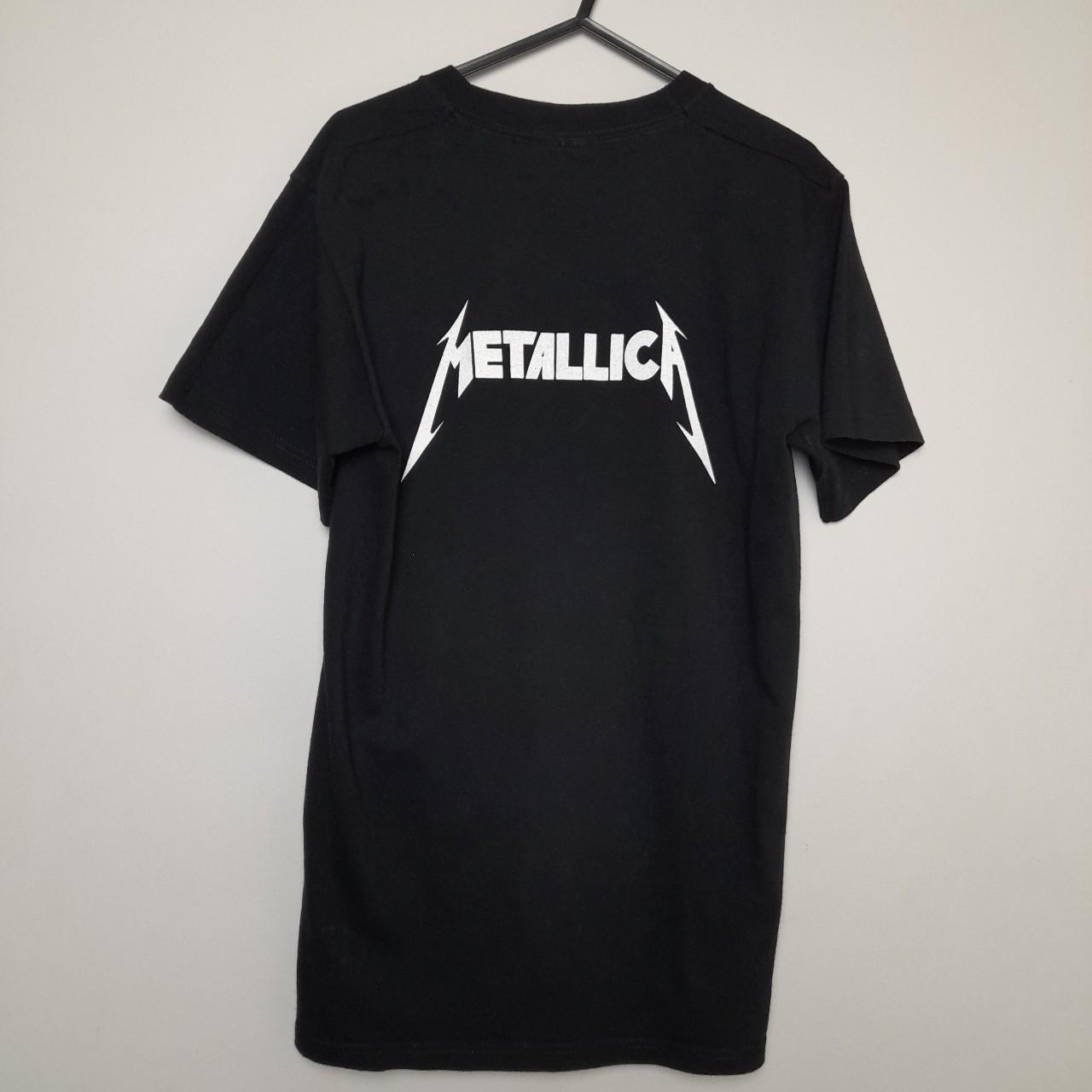 Y2k vintage fruit of the loom metallica and justice... - Depop