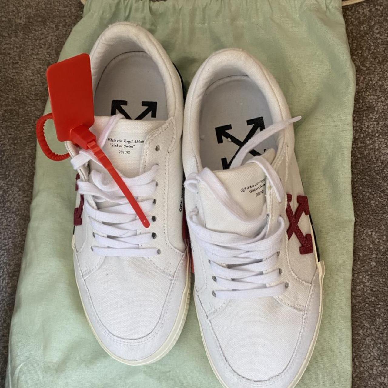 Off-White Women's White Trainers | Depop