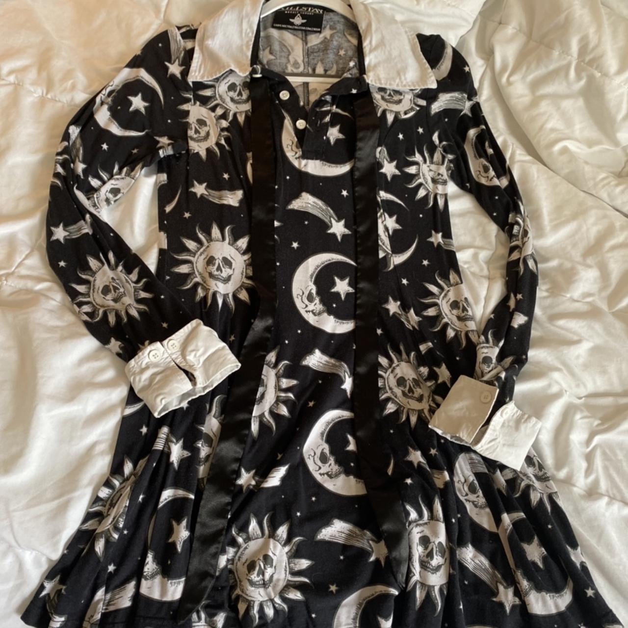 ミストレアス　Ribbon Pattern Raffle Shirt Dress ミストレアス Ribbon Pattern Raffle Shirt Dress - メルカリ