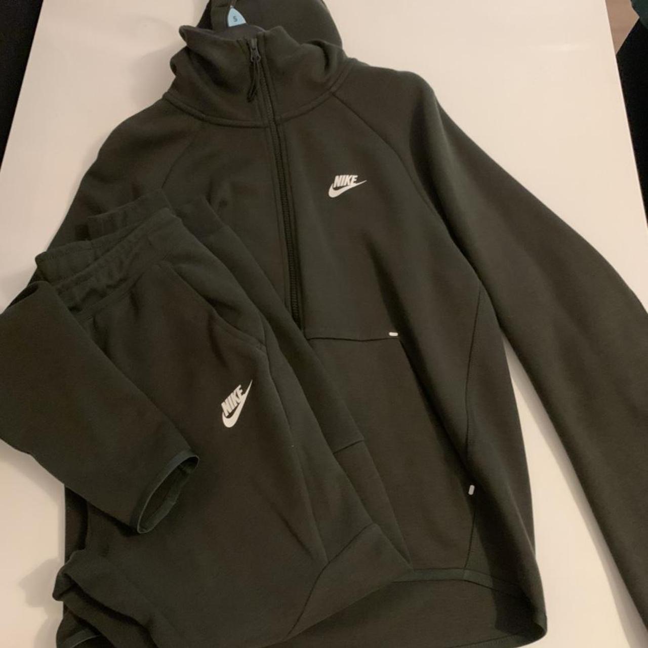 brown tracksuit nike